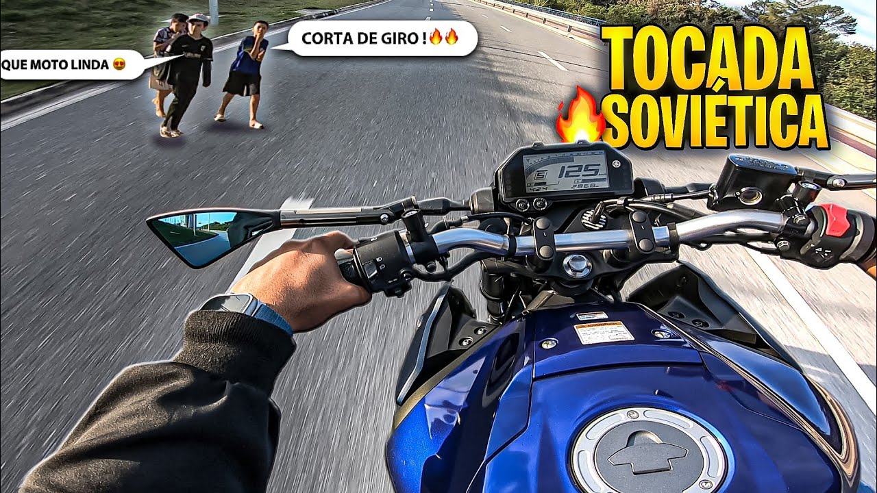 ACELERO FRENÉTICO DE MT-03 PELA CITY 🔥