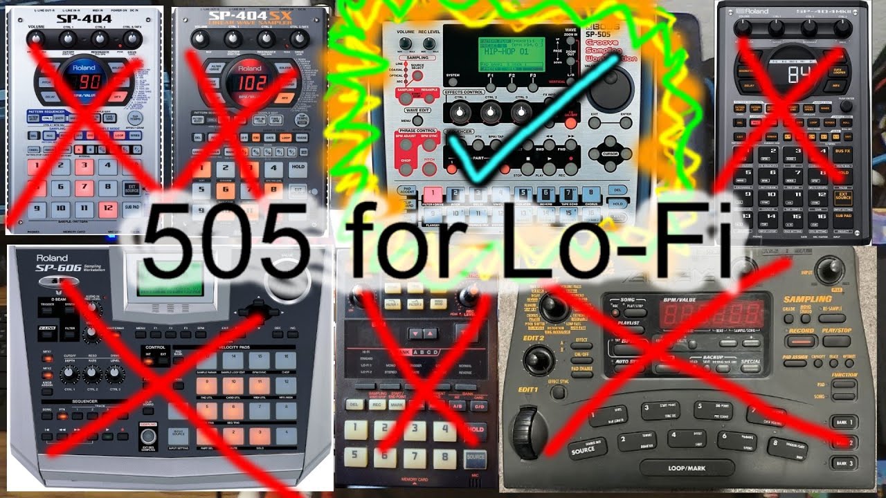 The SP-505 Lo-Fi Effect is BOSS