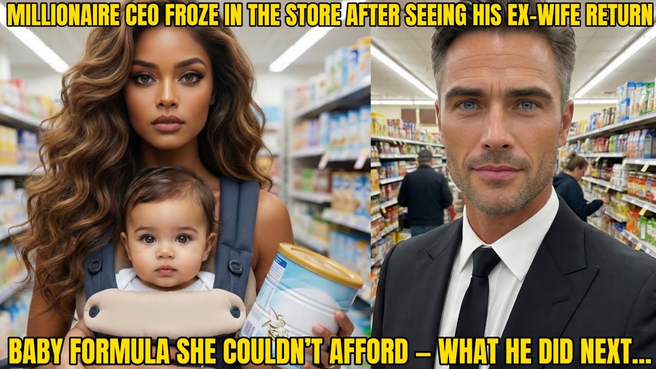 Millionaire CEO Froze in the Store After Seeing His Ex-Wife Return Baby Formula She Couldn’t Afford