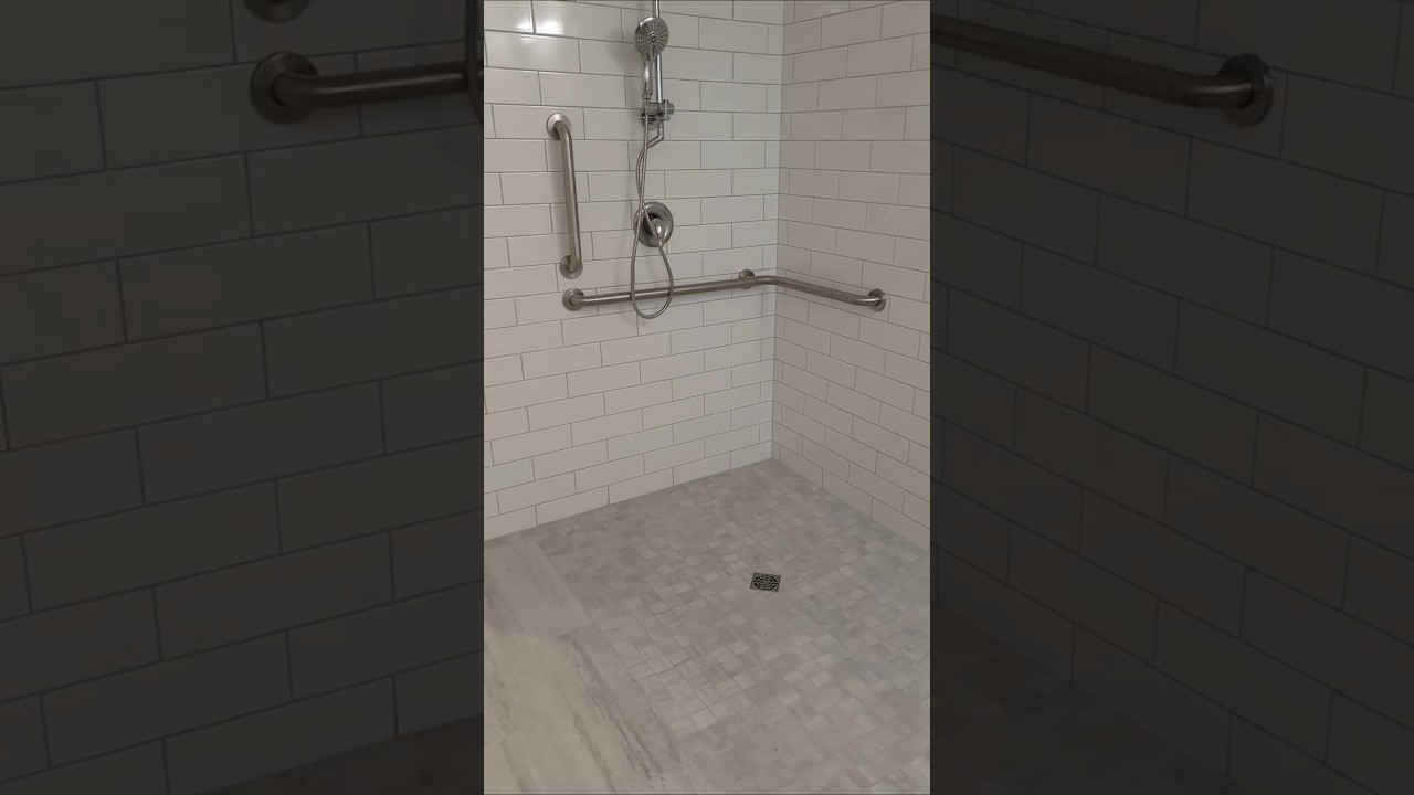 Accessible Bath #bathroomremodel #handicapaccessiblebath  #accessibledesign #accessiblebathdesign
