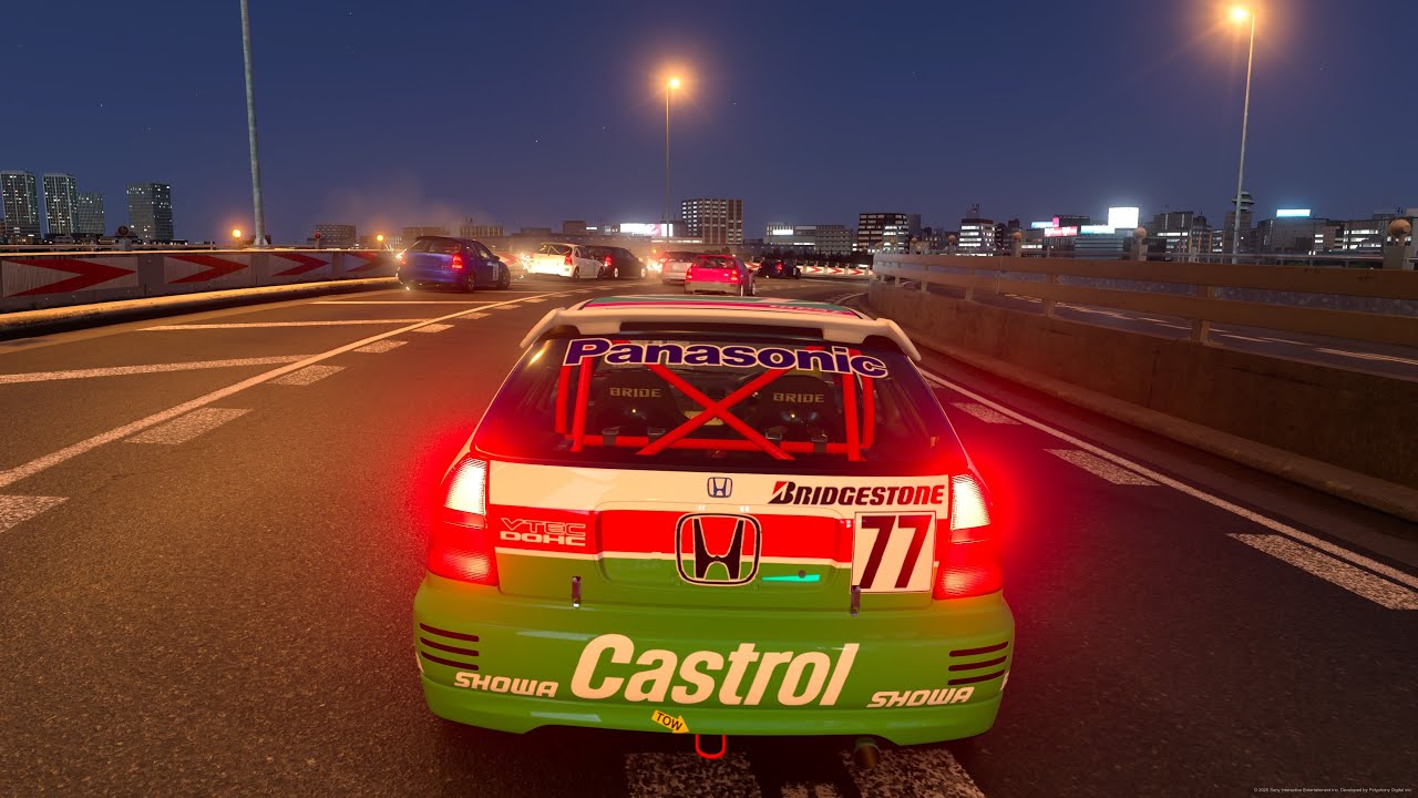 GT7 | Daily Race A | Tokyo Expressway - South Clockwise | Honda Civic Type R (EK) Touring Car