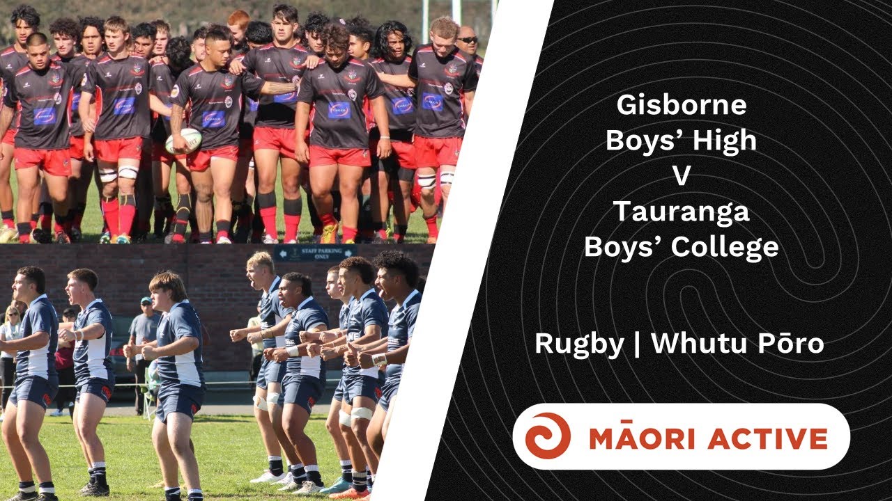 Super 8 Rugby First XV | Gisborne Boys' High vs Tauranga Boys' College