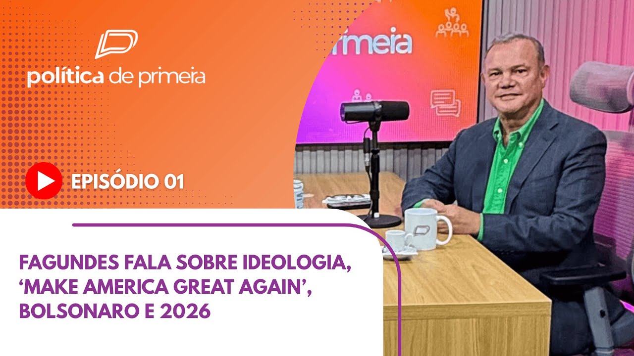 Podcast Política de Primeira entrevista o senador Wellington Fagundes | Ep. #01