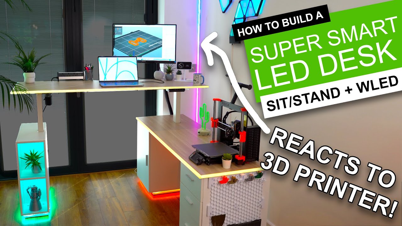 Making the ULTIMATE 3D Printing SMART DESK