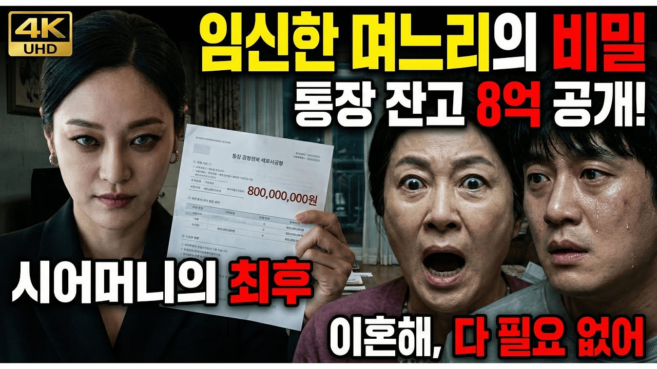 실직한 줄 알고 내쫓은 며느리가 알고 보니 자산가? 시댁의 뒤늦은 후회