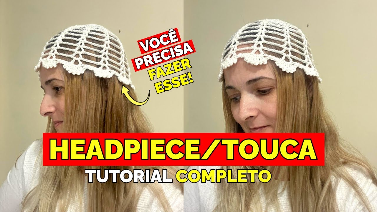 Headpiece de Croch&ecirc; Passo a Passo | A Nova Tend&ecirc;ncia Que Est&aacute; Bombando no Mundo do Croch&ecirc;!