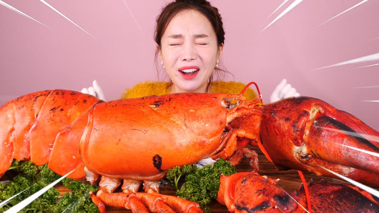 RUS SUB) Лобстер Mukbang ASMR Eatingsound eatingshow Ssoyoung