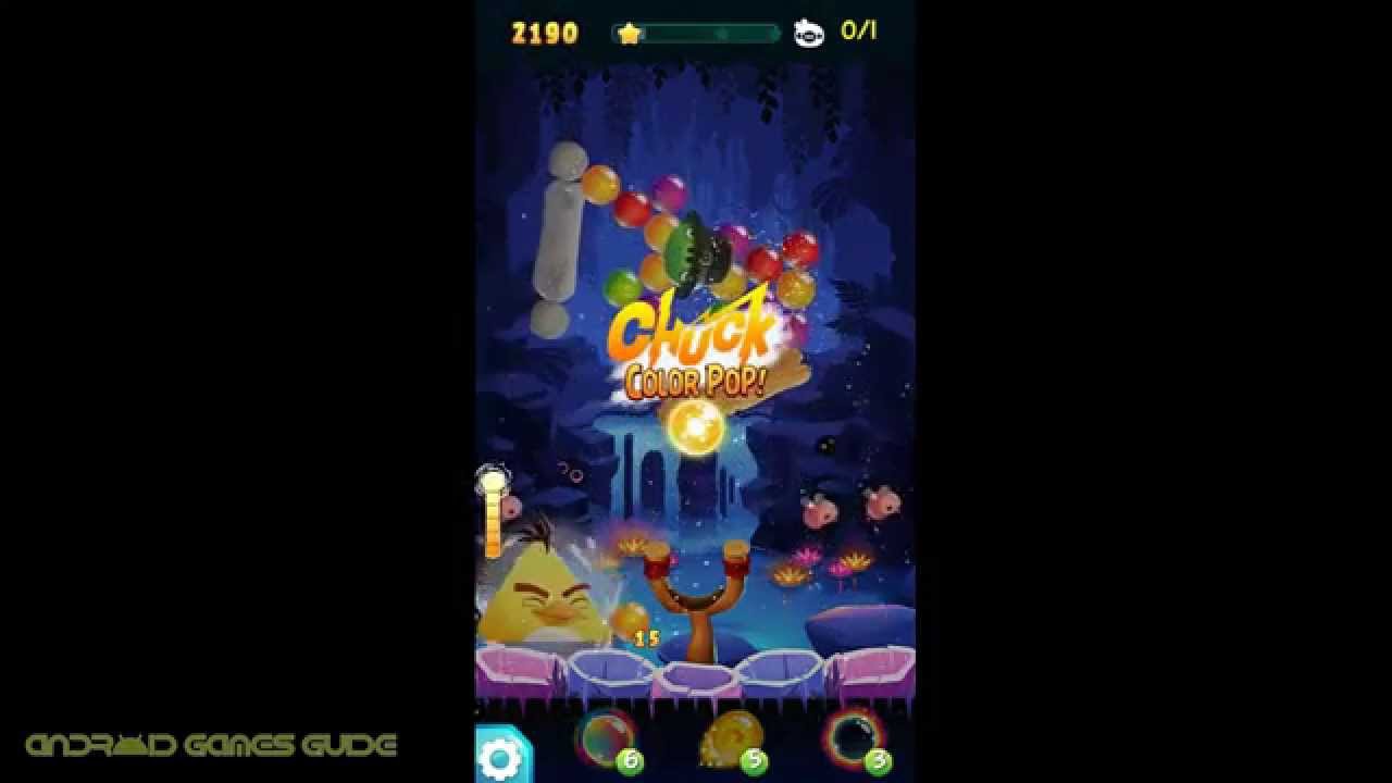 Angry Birds POP Bubble Shooter: Level 23: Walkthrough (3 STARS) HD