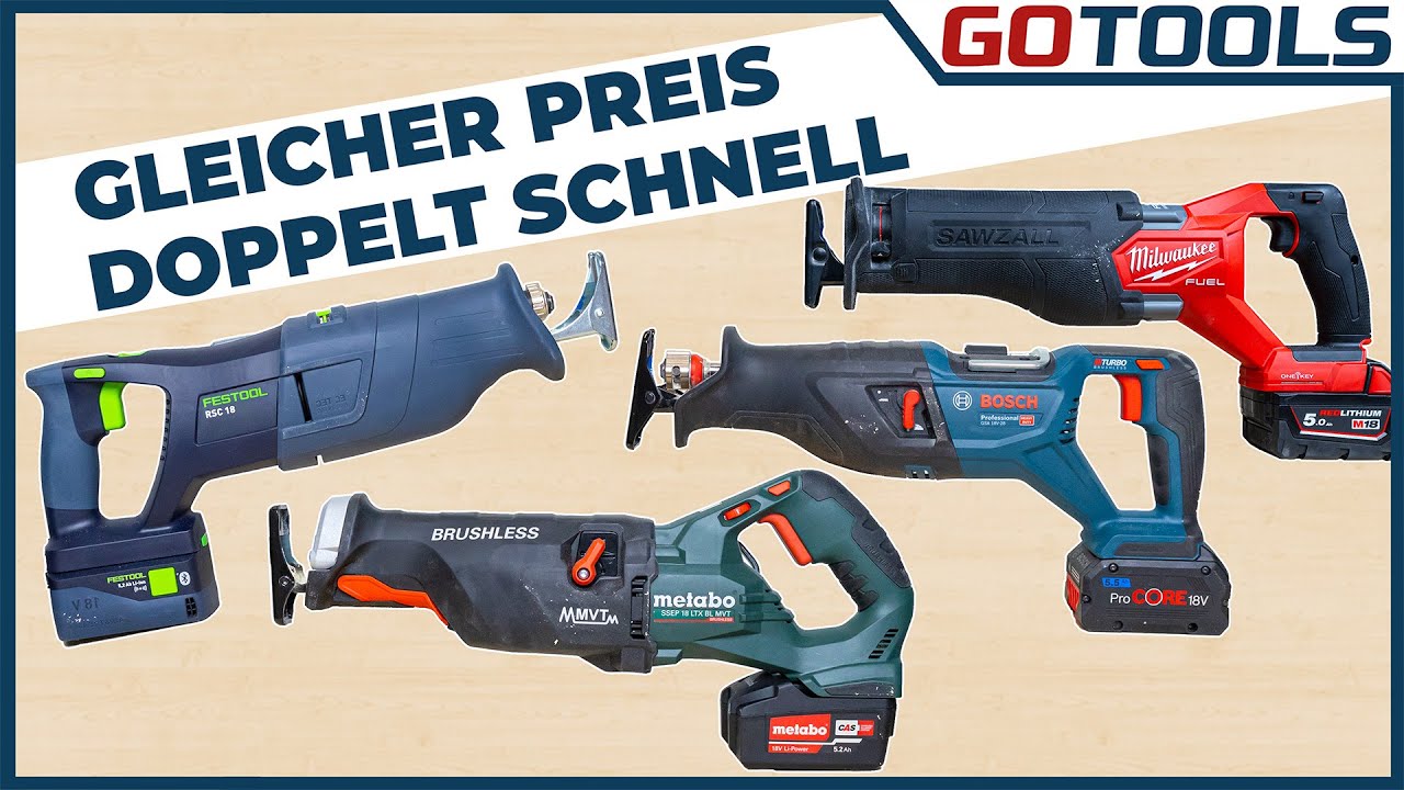 Ultimativer Säbelsägen Vergleich: Festool VS Bosch, Milwaukee & Metabo - Welche ist ihr Geld wert?