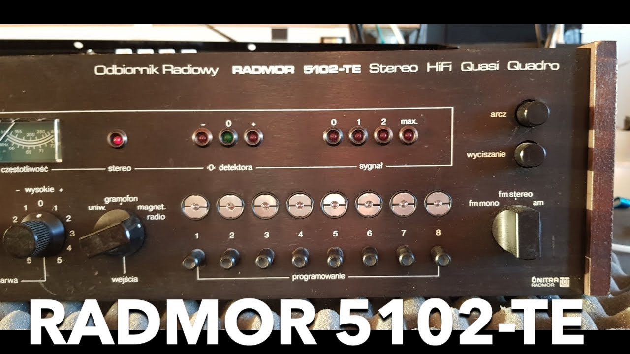 66 RADOMOR 5102 TE cz 2  Moduł BT zamiast AM i opóźnione włączanie głosników
