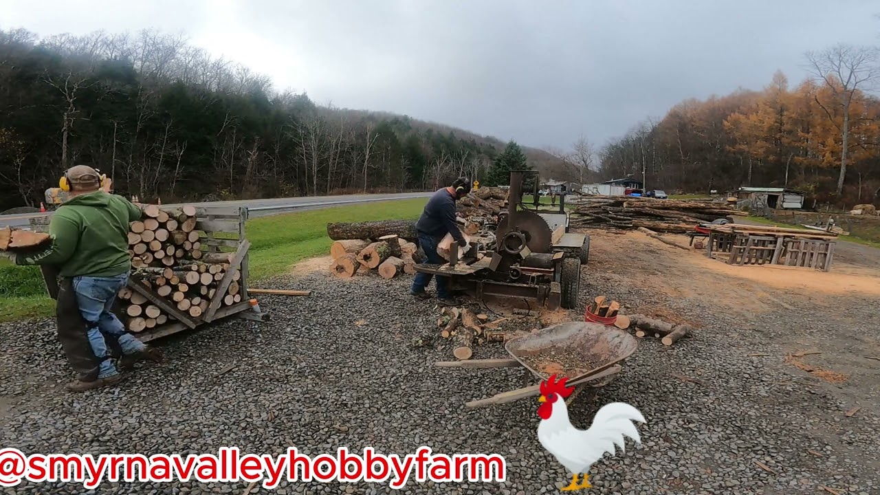 Vintage saw day with the wood buggy!
