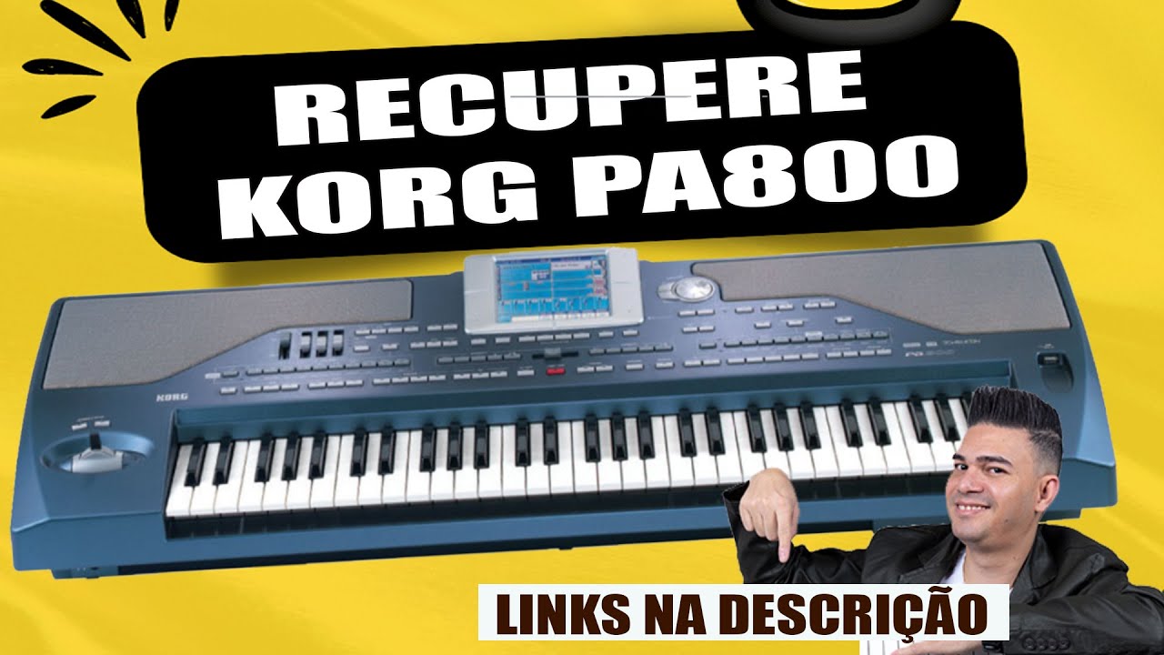 RECUPERAR KORG PA800 'UPDATE/FIRMWARE/FORMAT/SYSTEM/RESOUCES