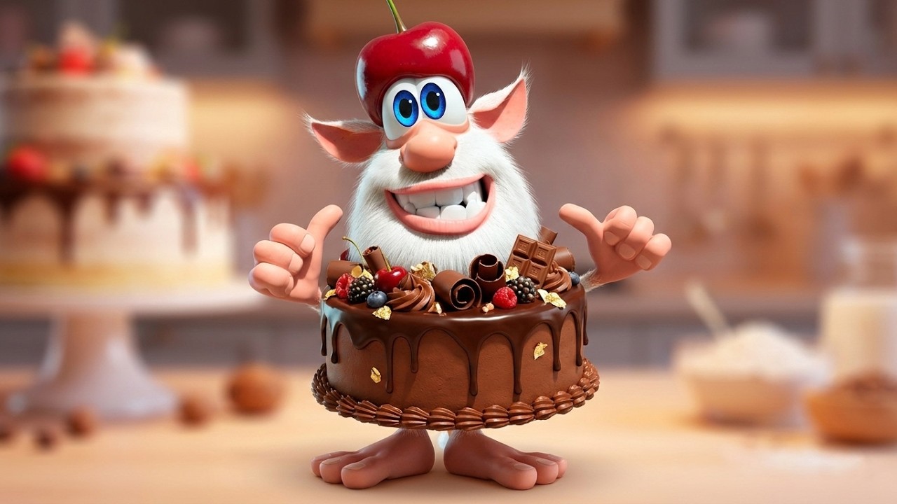 Буба 🍫 Шоколадный торт 🍰 Весёлые мультики для детей