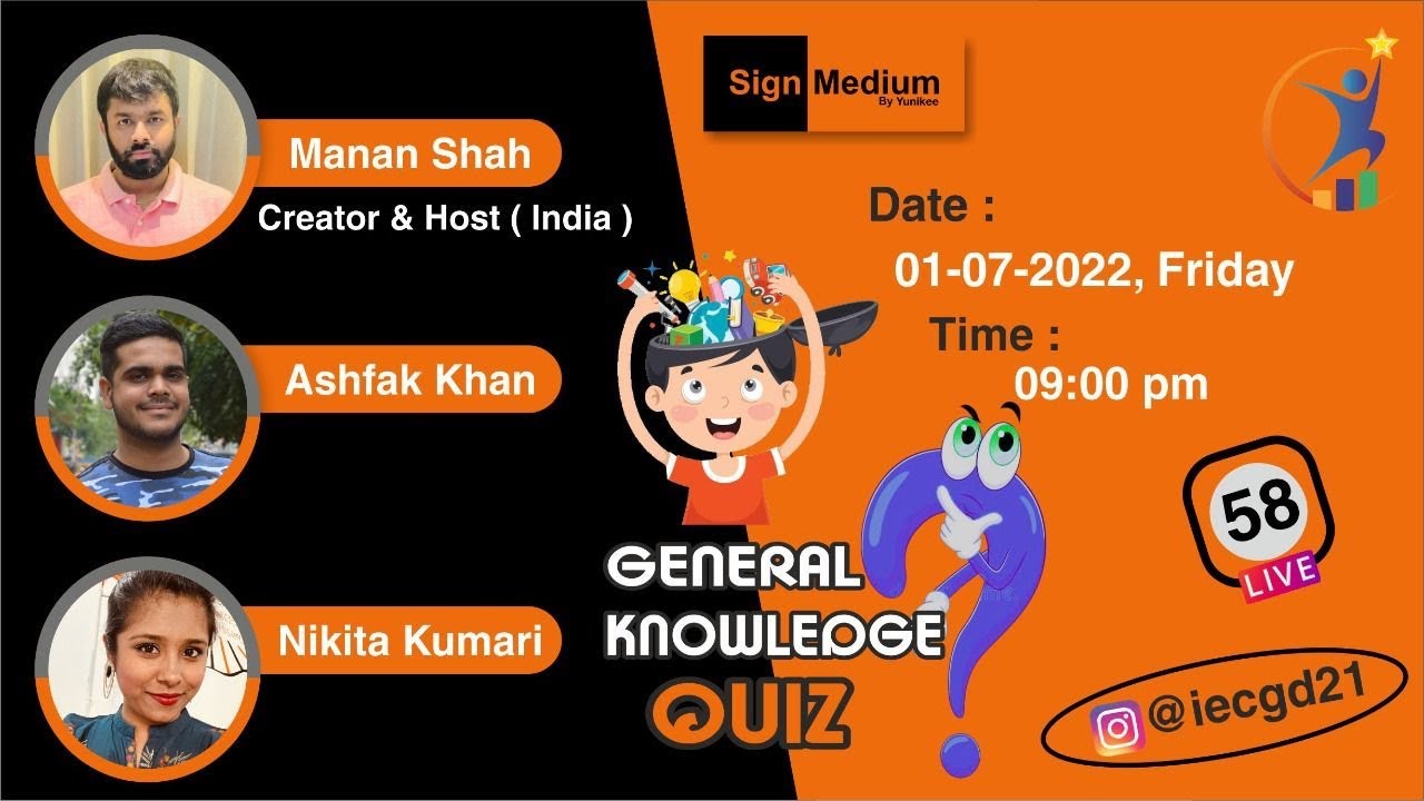 #58 General Knowledge Quiz