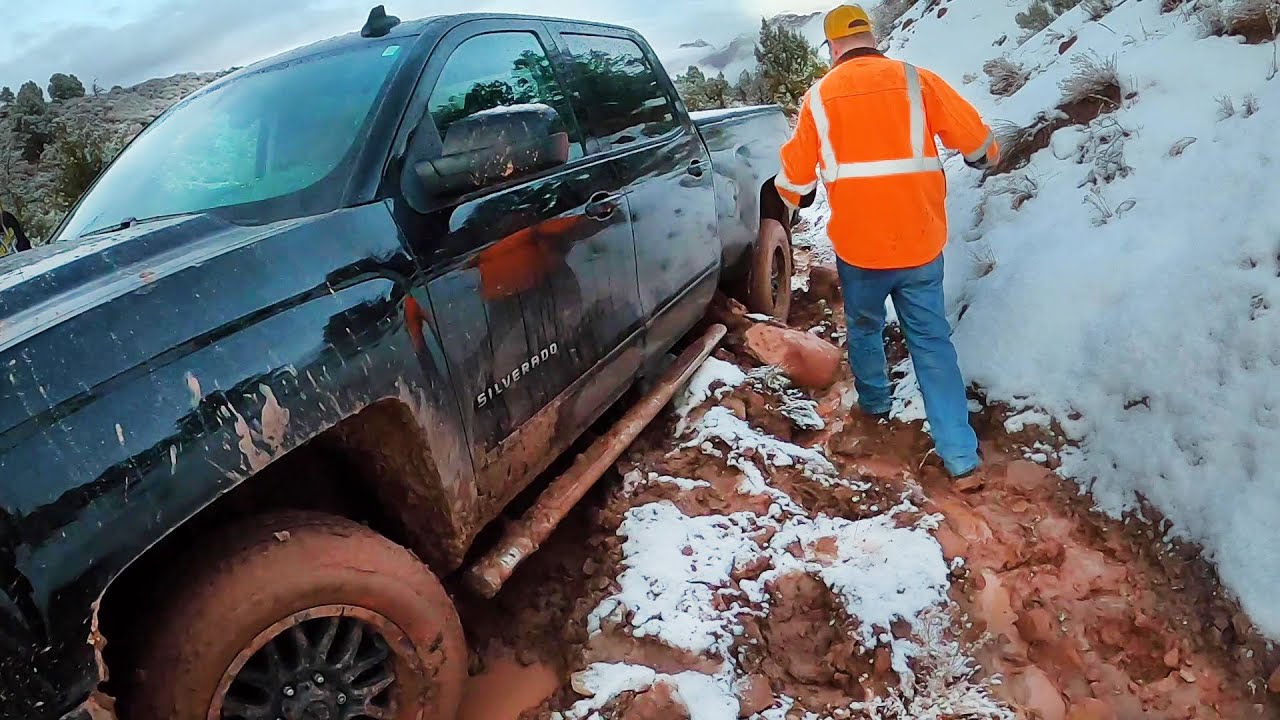 I've Never Seen The Trail Like This...Chevy Silverado Stuck Bad