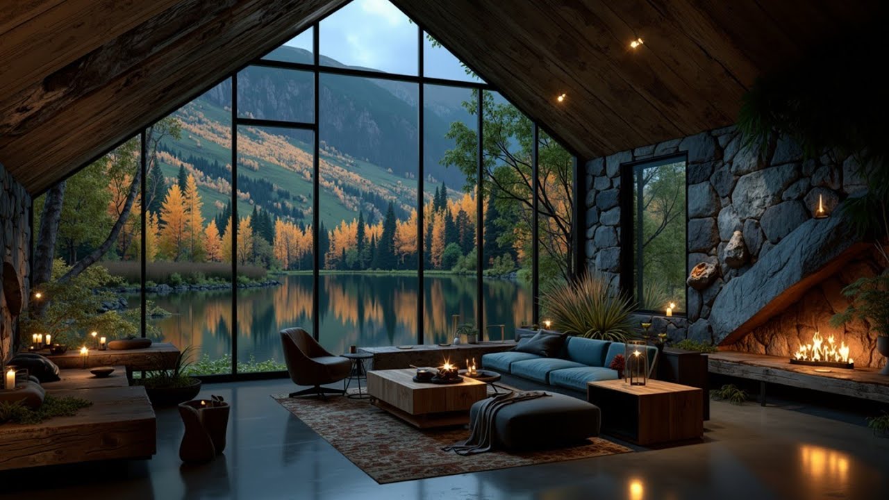 Cozy Lounge Music | Gentle Autumn Vibes for Relaxing Study & Deep Work Focus 🍁