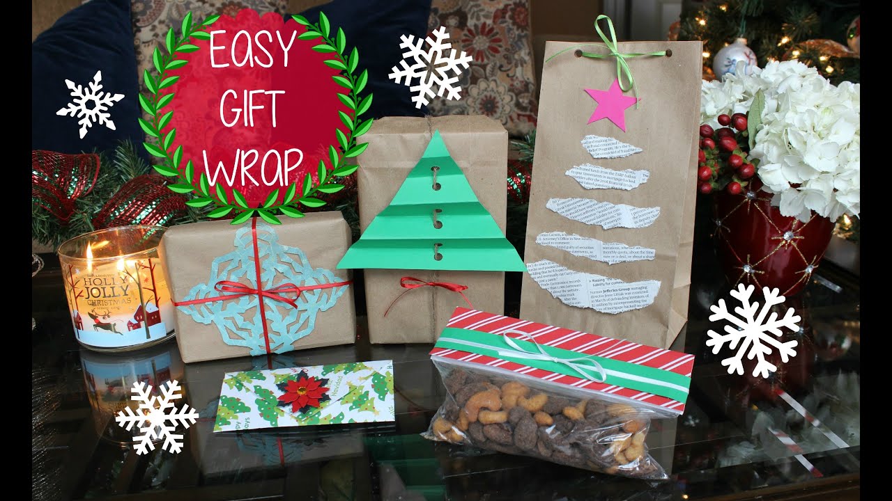 Christmas Gift Wrap Hacks: 5 Easy DIY Gift Wrapping Ideas