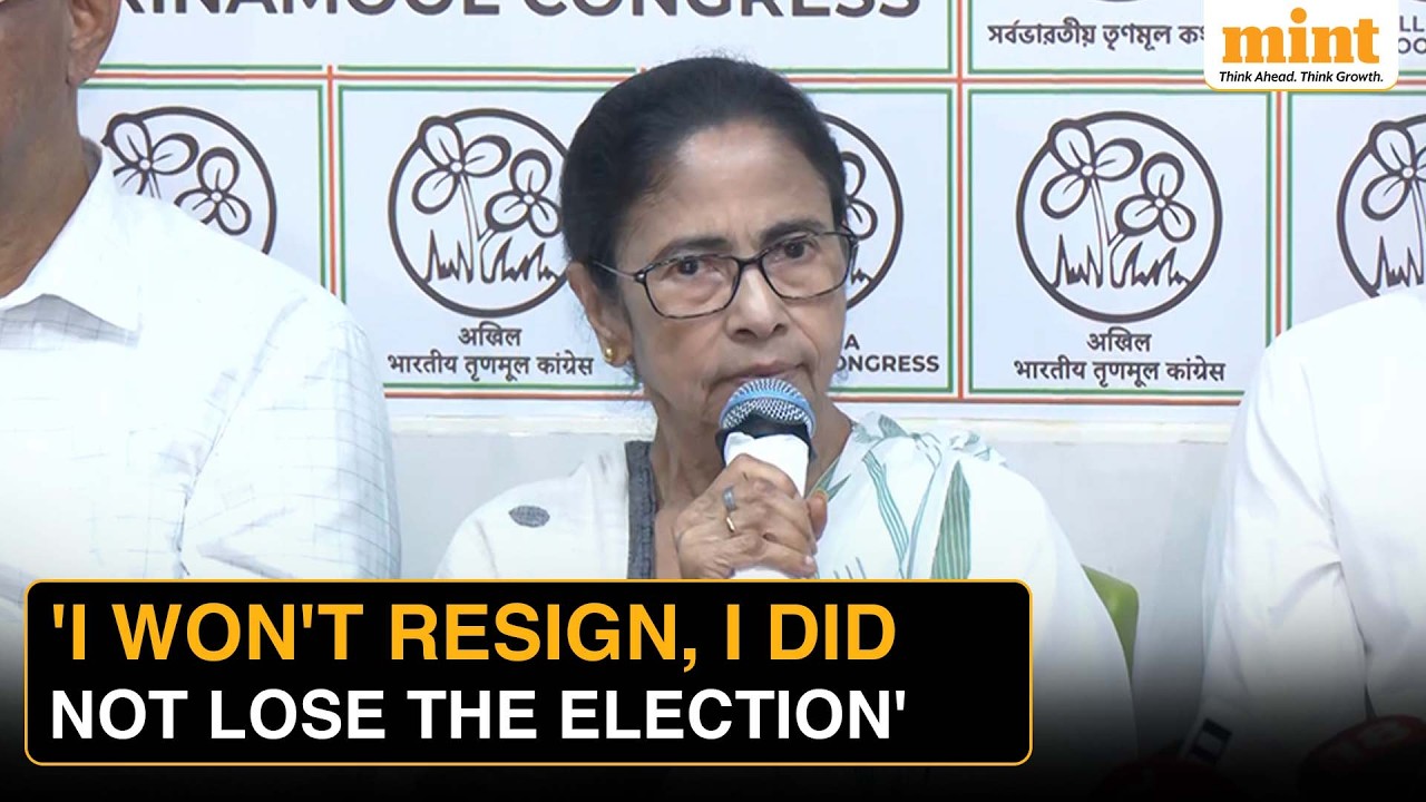Mamata Banerjee REFUSES To Resign As Chief Minister, Claims TMC Won West Bengal Election | Watch