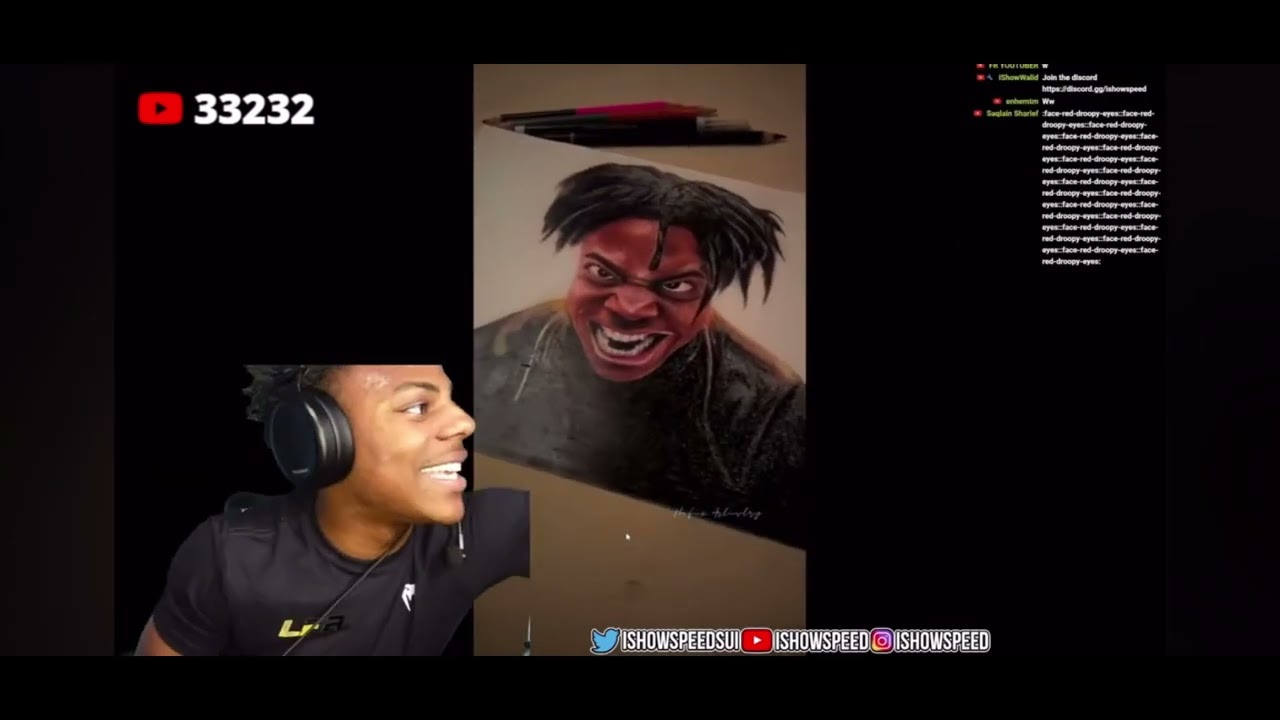 IShowSpeed reacts to fanart! 😂 (Part 4)