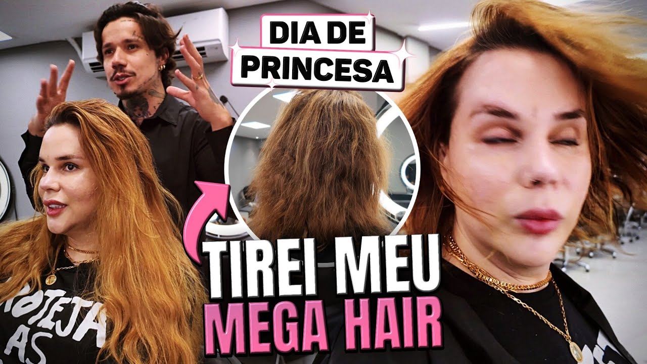 Mudei MEU VISUAL, MILITEI e DESFILEI no salão das celebridades 💇‍♀️