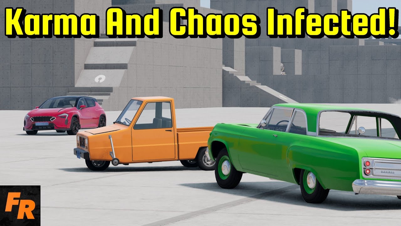 Karma And Chaos Infected! - BeamNG Drive