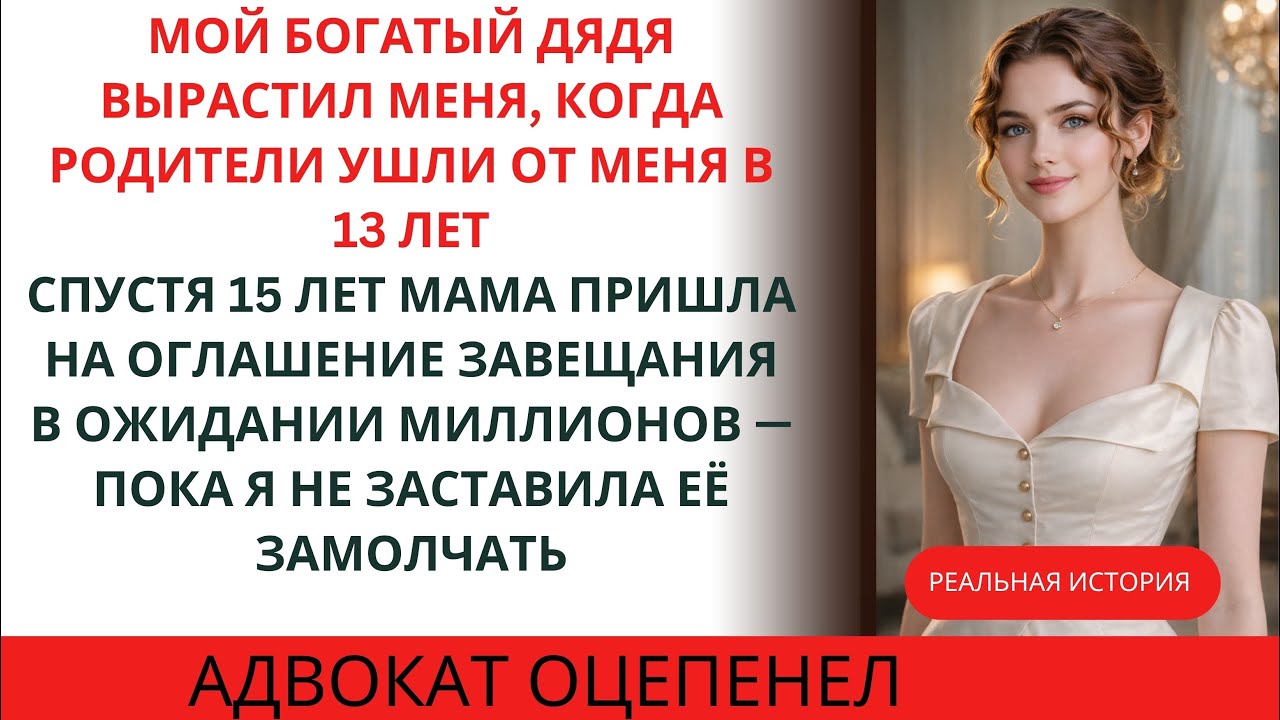 Мой богатый дядя вырастил меня после того, как родители исчезли из моей жизни в 13 летно спустя15…..