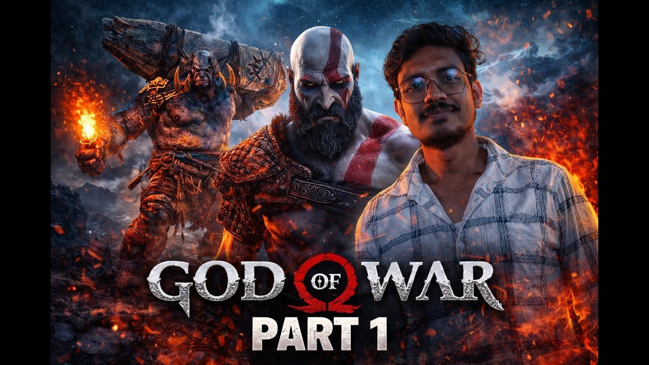 Epic Battle in God of War ⚔️ | Kratos vs Giant Troll |  Gameplay part 1