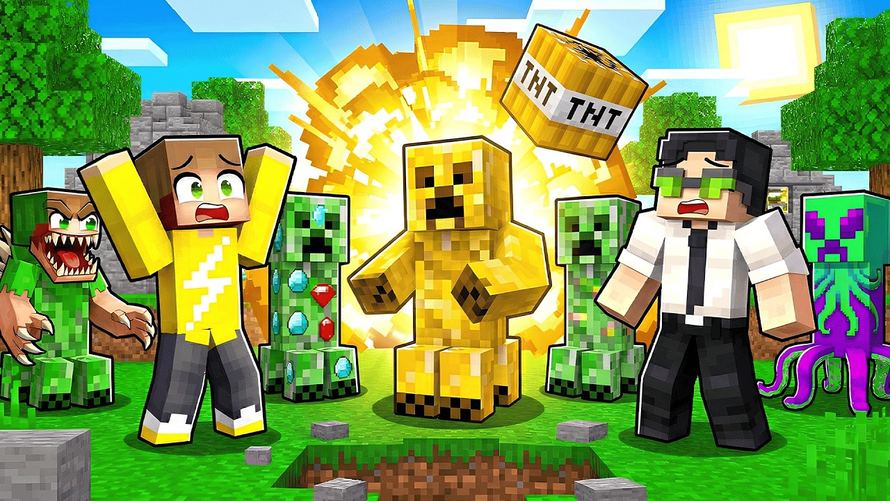 Elke GEHEIME CREEPER In Minecraft!