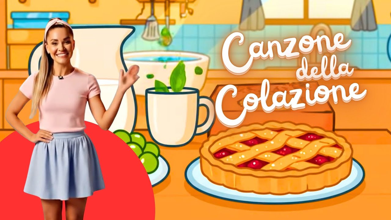 🍪 Colazione per Bambini – Biscotti, Latte e Allegria! 🥛☀️ | Canzone della Colazione per Bimbi