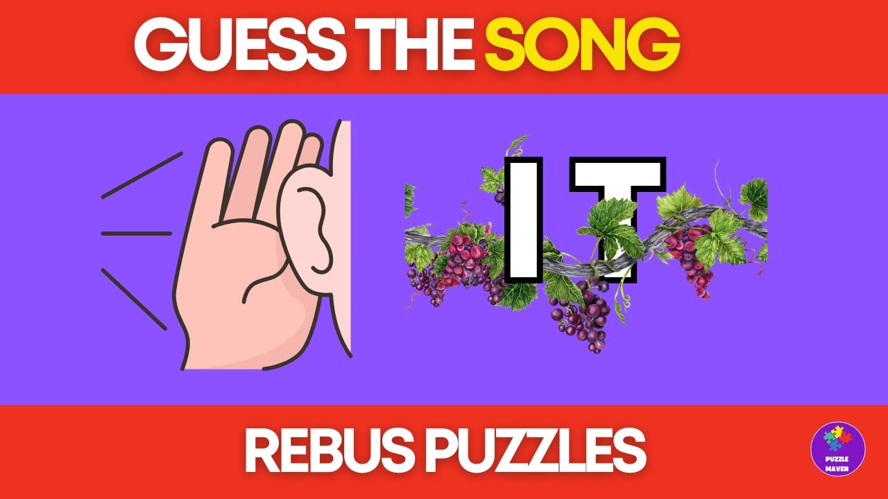 Rebus puzzles| Guess the Song From the 60's!