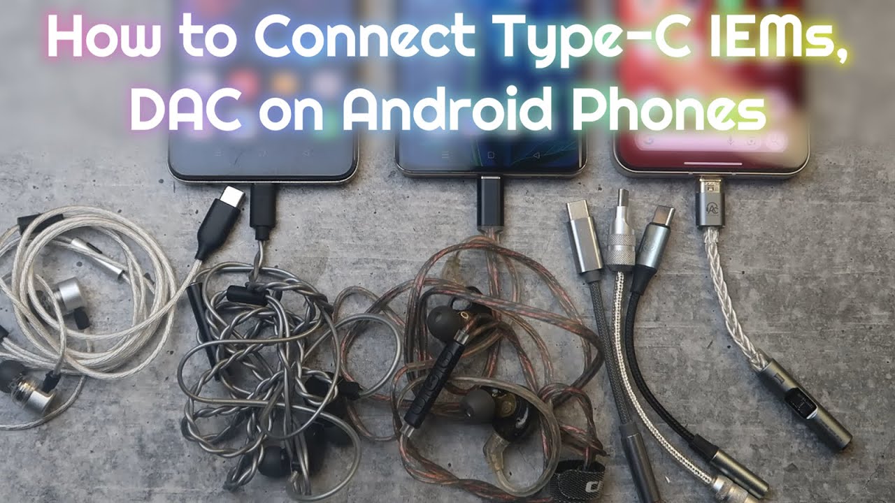 How to connect Type C IEM Earphones, DAC on Android Phone in Tamil