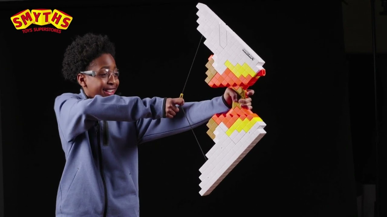 NERF Minecraft Sabrewing Bow - Smyths Toys