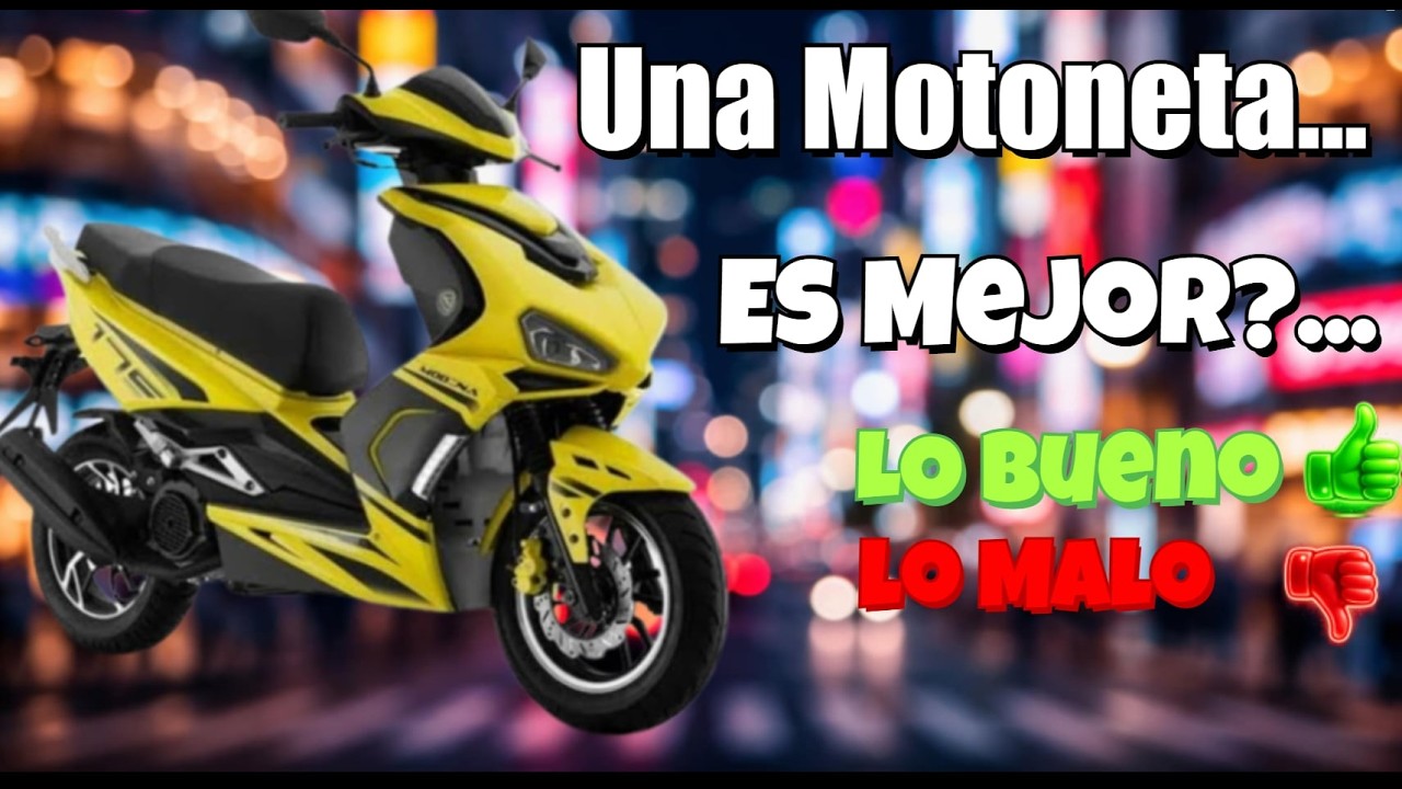 Una Motoneta es Mejor?... Sus pros y sus contras | FerrosRacing