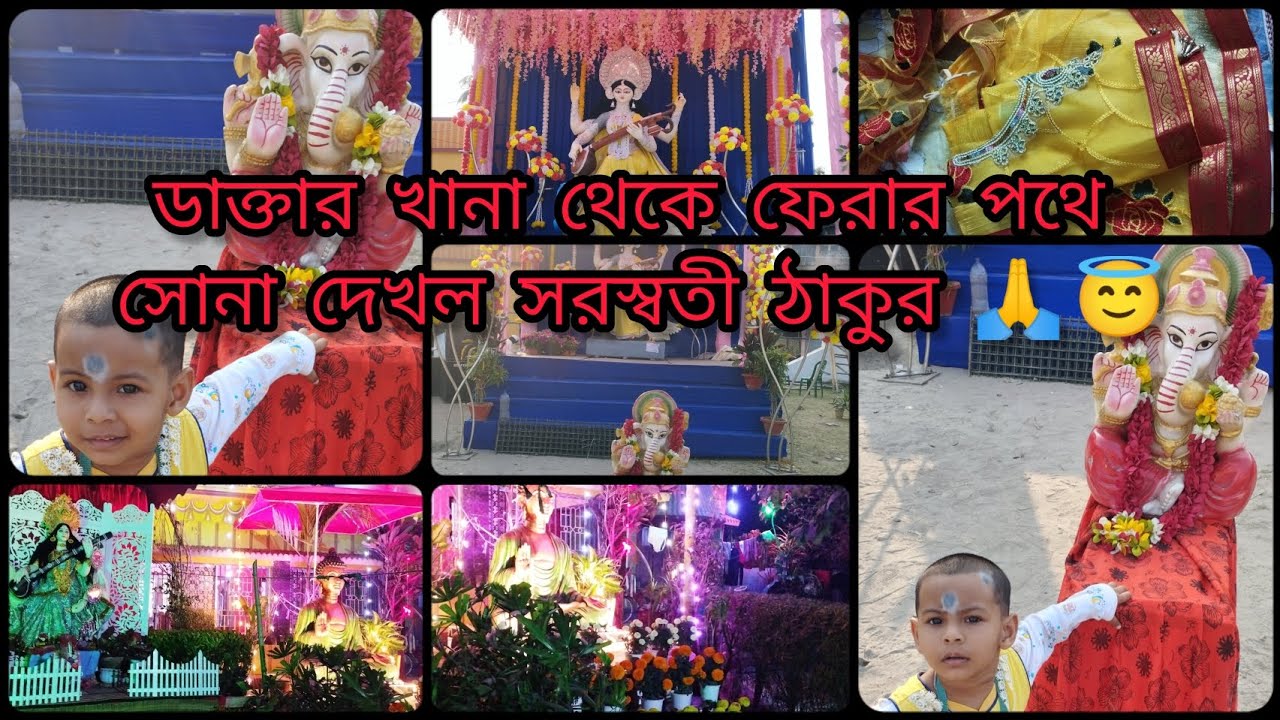 সোনার শরীর খারাপ তাই ওকে ছাড়াই মা আর আমি গেলাম শাড়ি কিনতে 😌🥻😍🤗