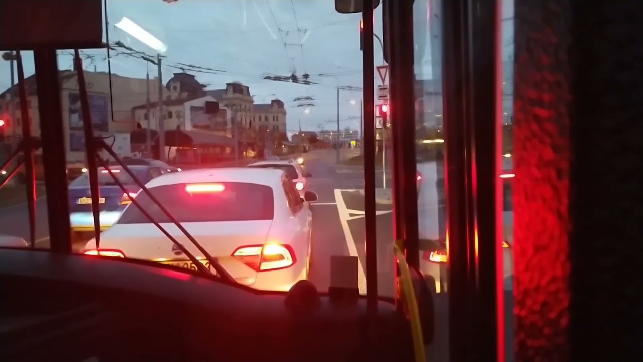 [Plzeň] Linka 17 | Nová Hospoda - Doubravka | pohled zepředu | 2/3