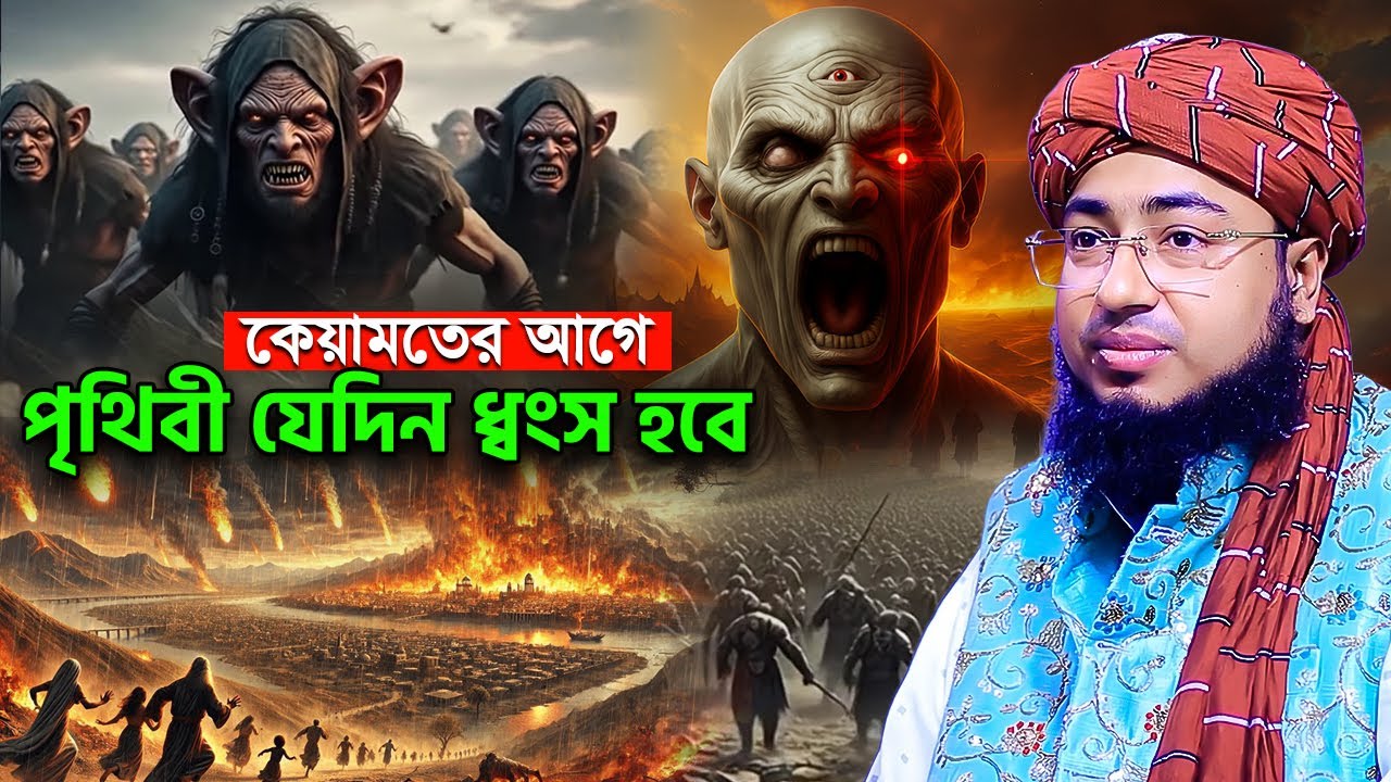 কেয়ামতের আগে পৃথিবী যেদিন ধ্বং'স হবে | mufti jahirul islam faridi