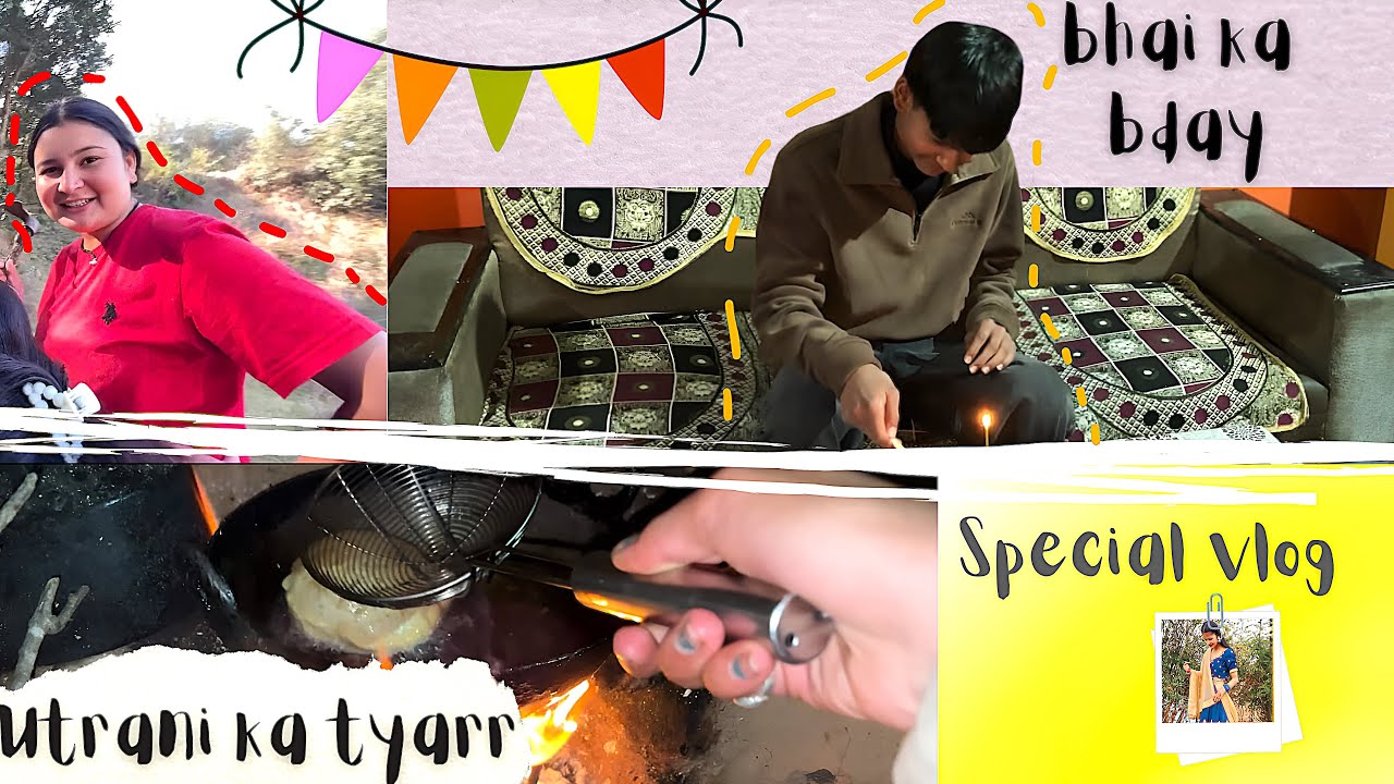 Utrani + birthday celebration 🫶🏻|| A day in my life 🤌🏻❤️#vlog #uttarakhand #dailyvlog #fyp 