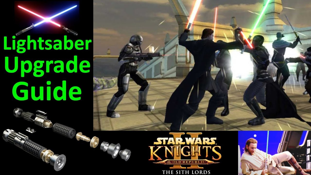 Star Wars KOTOR 2 Lightsaber Upgrade Guide | Lightsaber Build Walkthrough | Part & Upgrade Overview