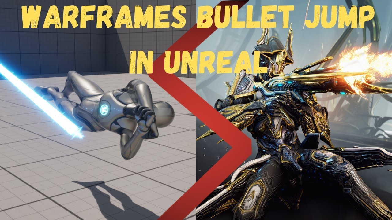 Warframes bullet jump in Unreal Engine 5 tutorial