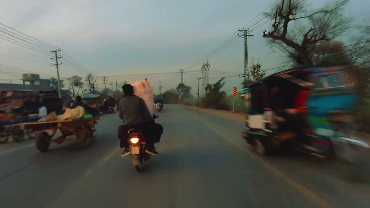 Road View || Rainy Day || Natural Feel 