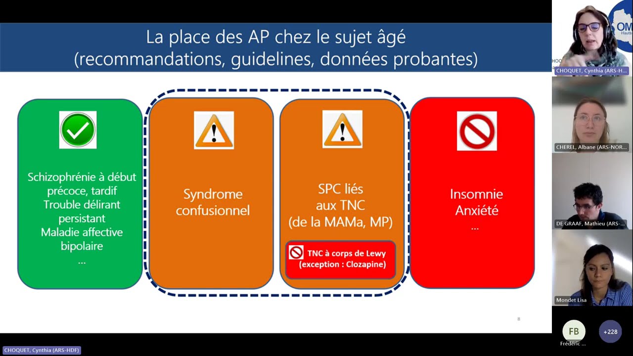 Webinaire antipsychotiques n°1 - 3 avril 2025