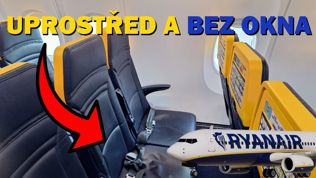 Prostřední sedadlo bez okna - NEJHORŠÍ RYANAIR LET?!