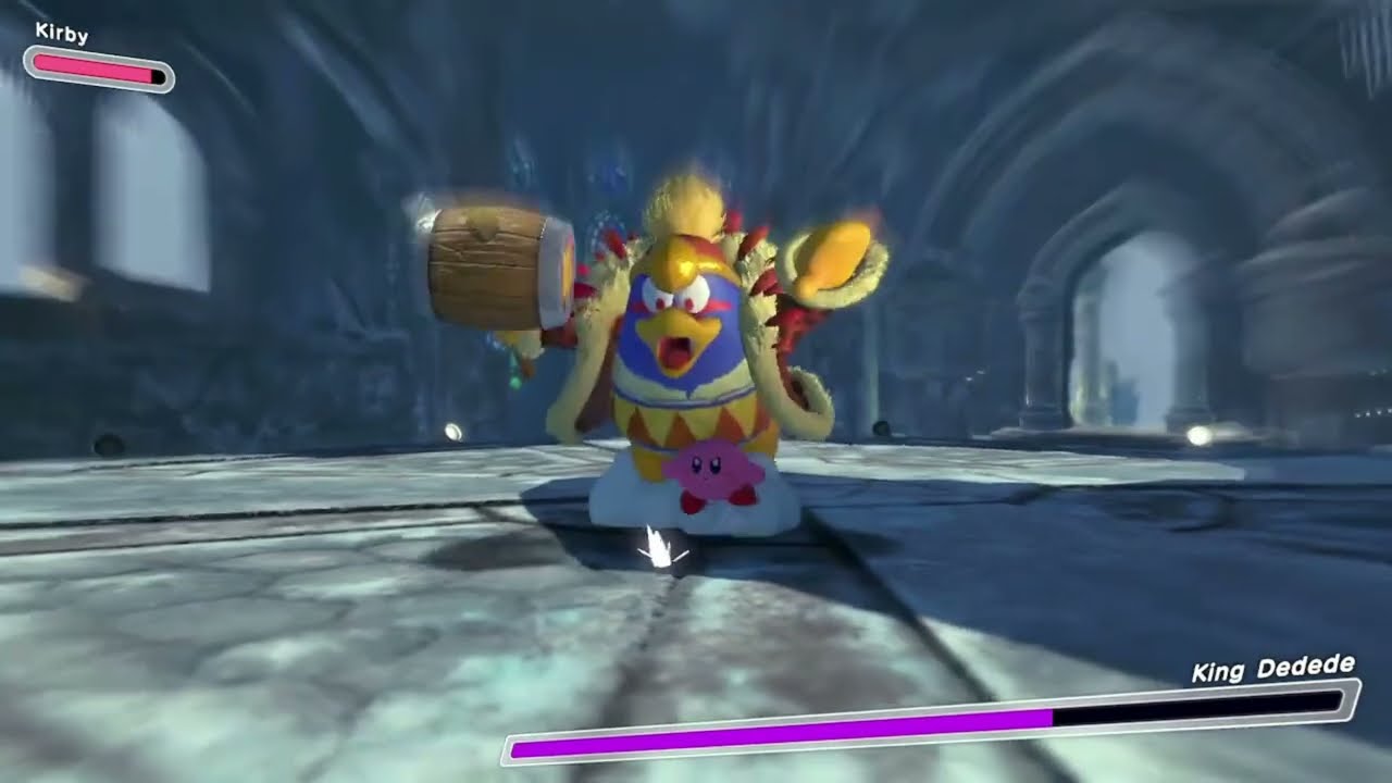 Forgotten Land with Kirby's totally canonical voice trust me guys
