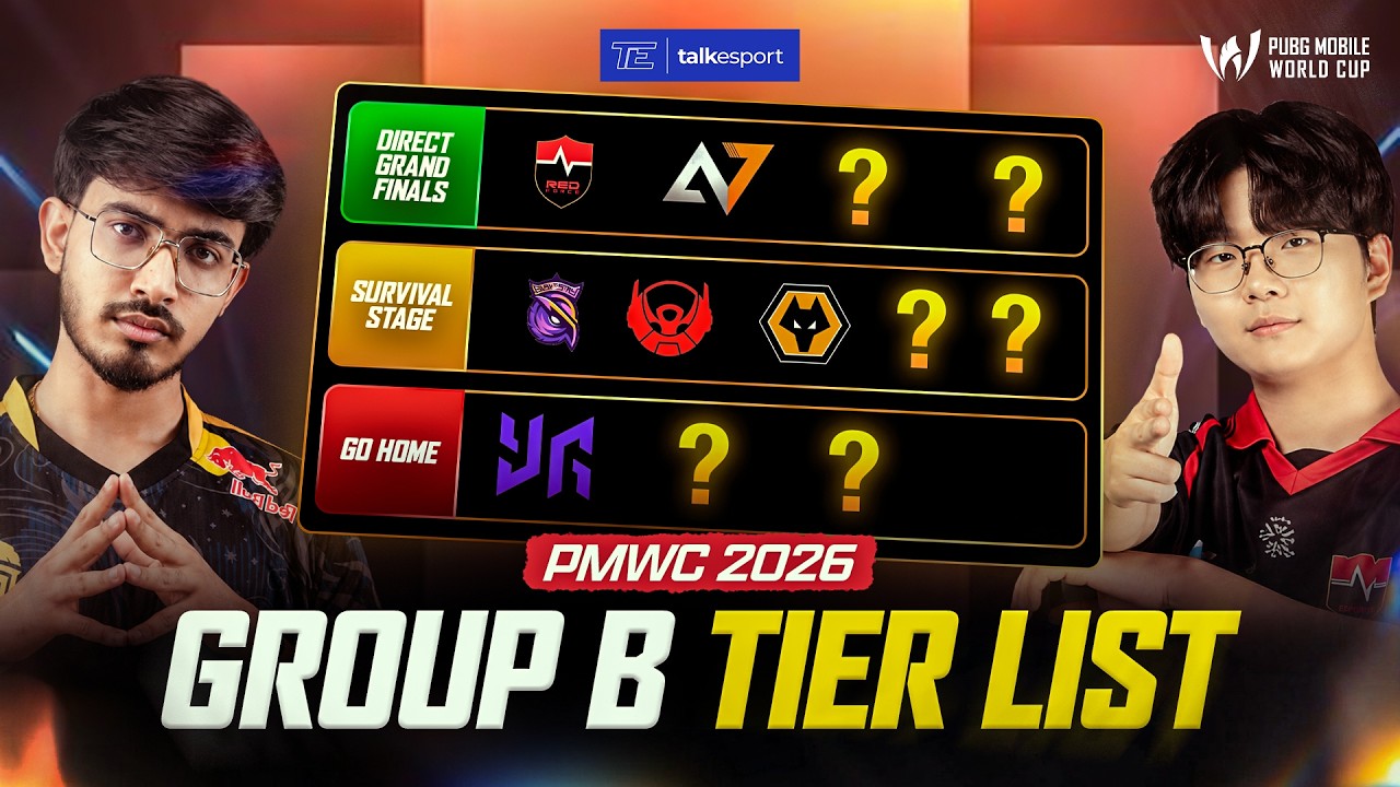 PMWC 2026 Group B Tier List - Who Qualifies, Who Goes Home
