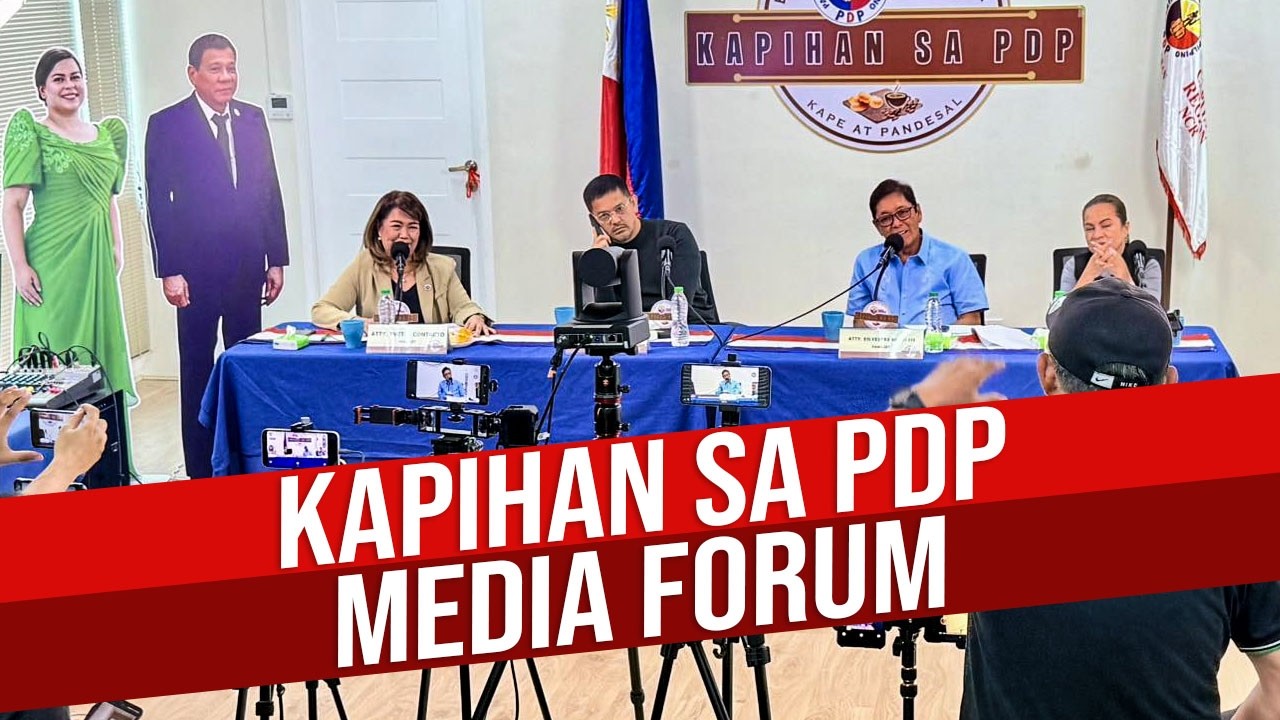 LIVE: KAPIHAN SA PDP: TALAKAYAN SA ISYU NG DUTERTE LEGACY VS. MARCOS CONTROVERSIES