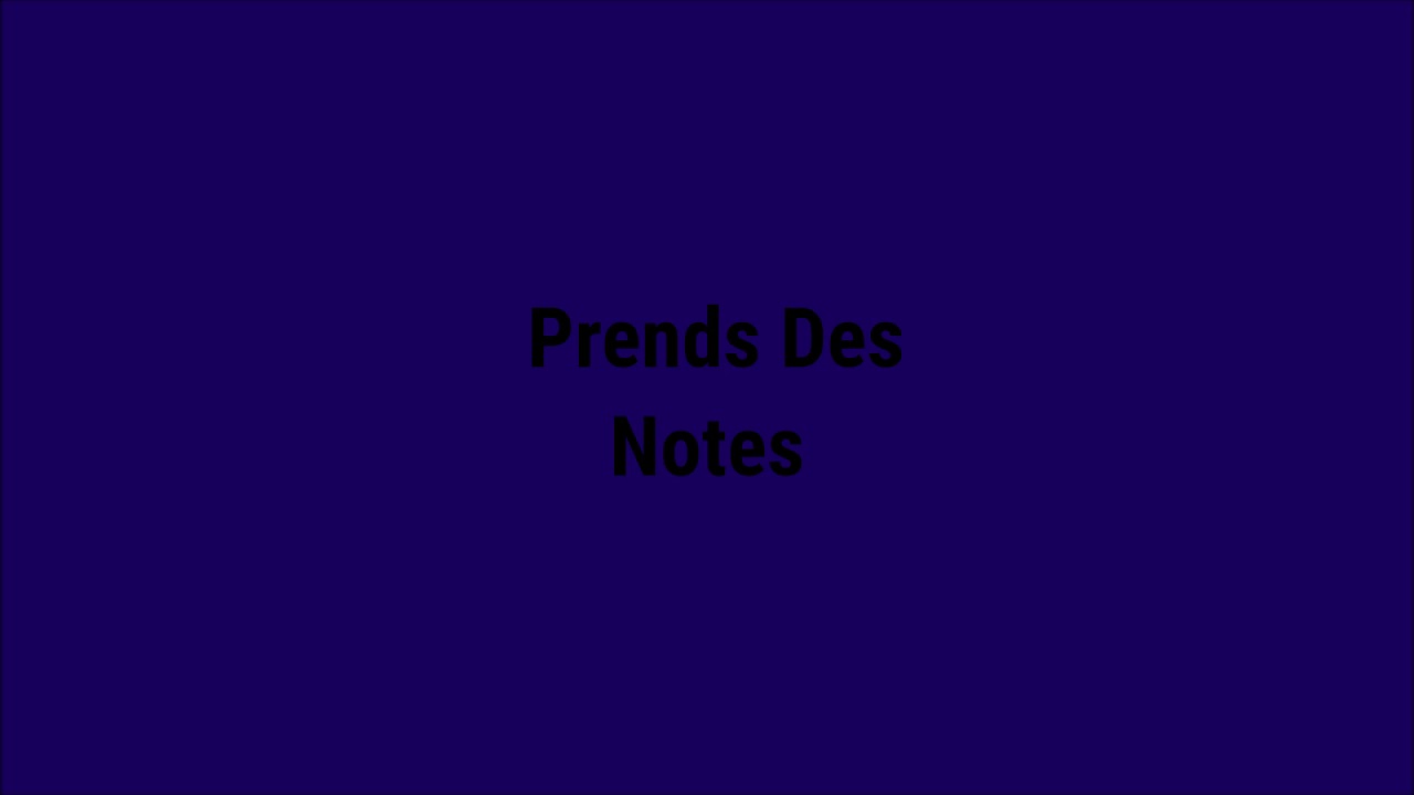 Crush K - Prends Des Notes