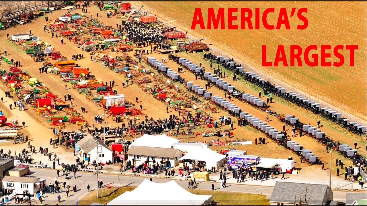 It Has GROWN to be AMERICA'S LARGEST MUD SALE-The Annual Gordonville Fire Company Sale in AMISH LAND