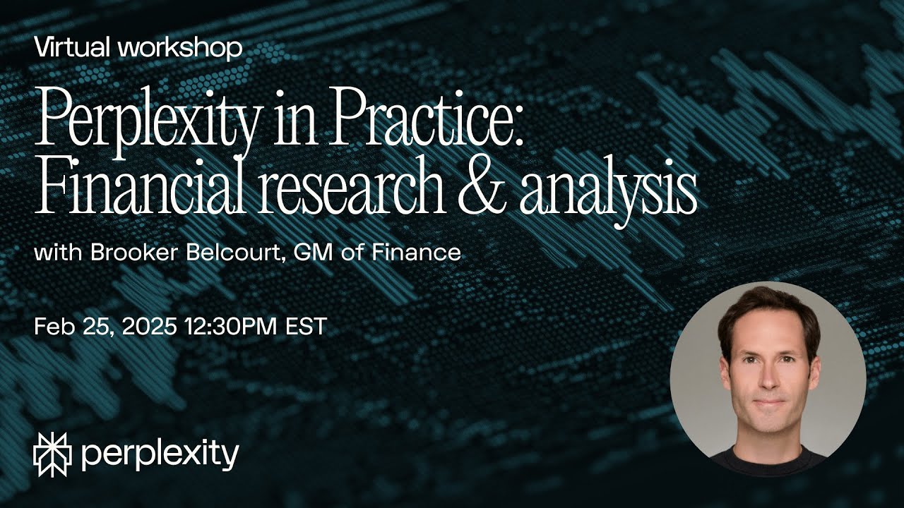 Perplexity in Practice - Financial research and analysis