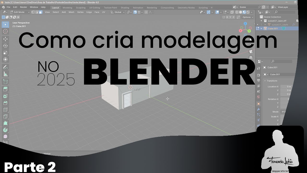 MTA SA | Como criar modelagem no Blender - pt2