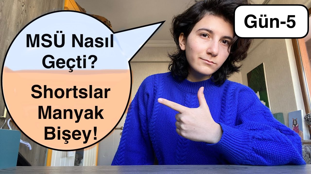 MSÜ Nasıldı Millet • Reels Piyasası Manyak Bişey Değil Mi? | Gün-5 #yks #motivation 